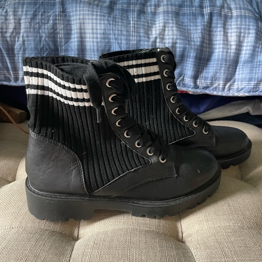Steve Madden combat boots